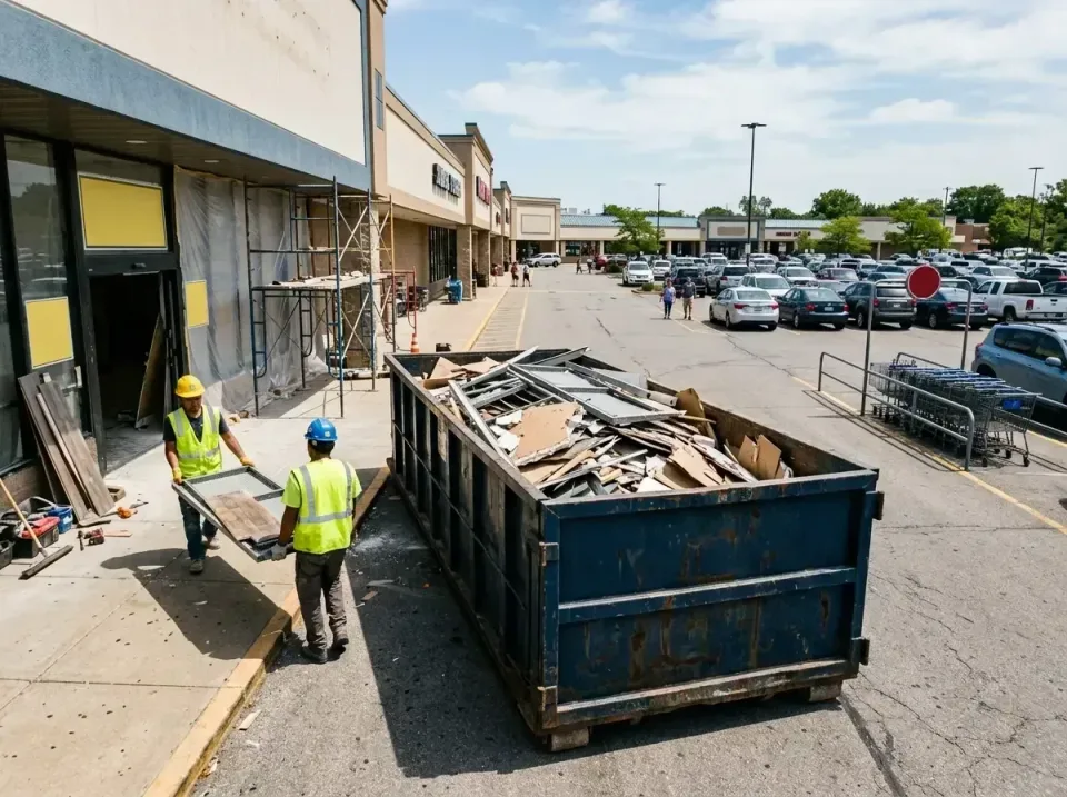 retail-store-renovation-debris-003 — frequently asked questions, Roll-off Dumpster Rentals in Fairview, TX